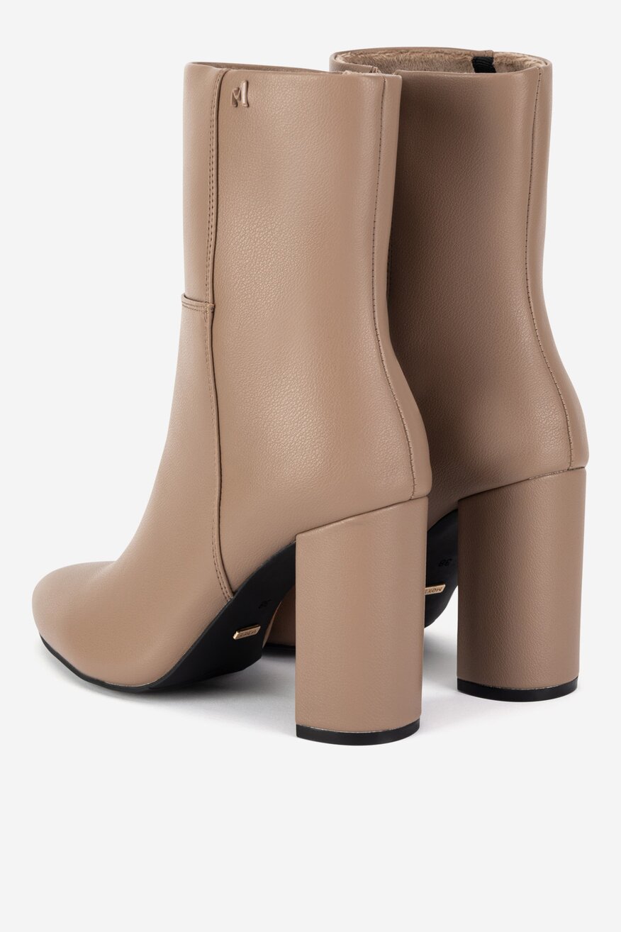 
                Mexx - Botki ocieplane na słupku - 5905588894650