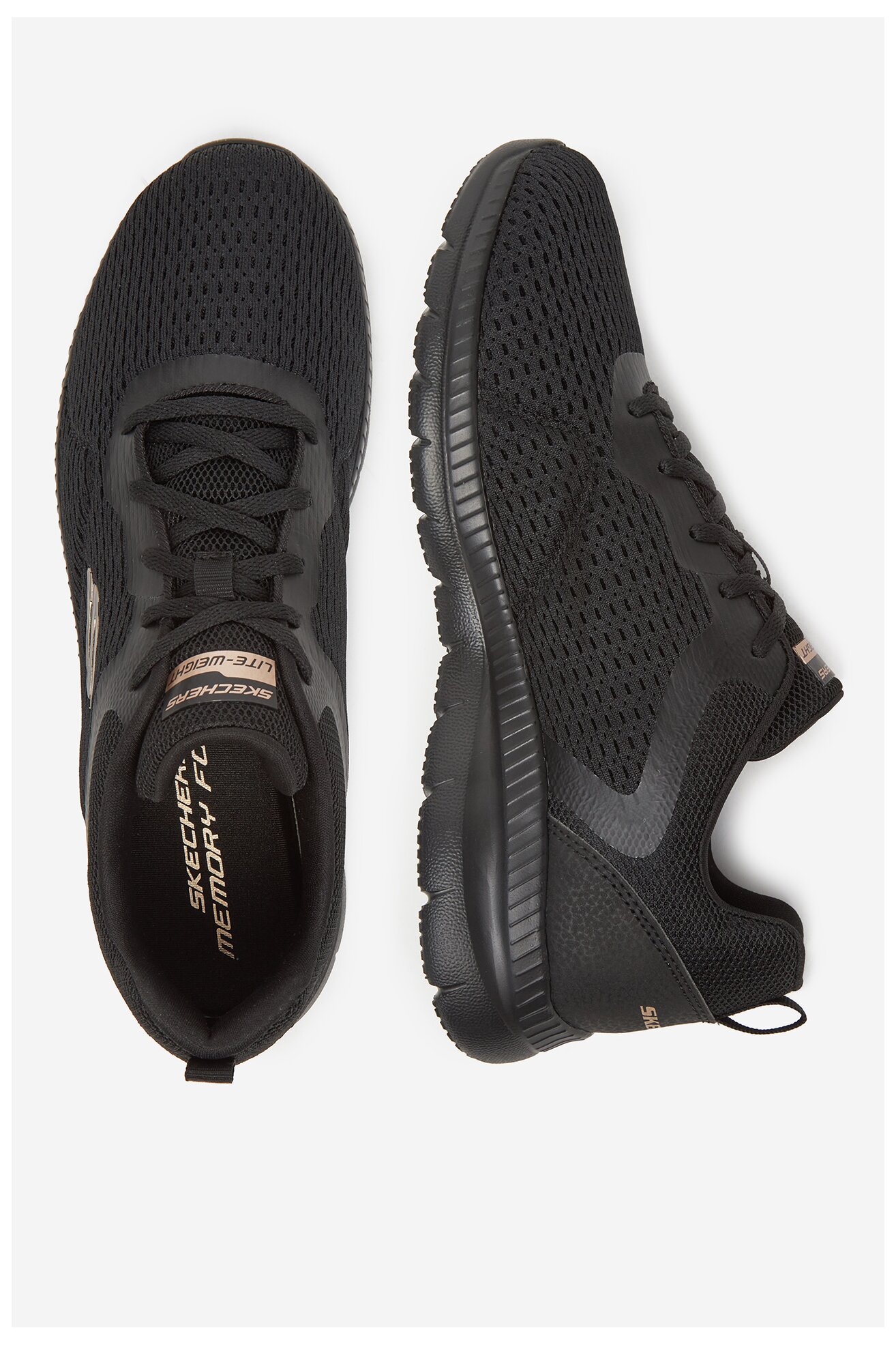 Încălțăminte sport Skechers BOUNTIFUL 12607 BKRG NEGRU