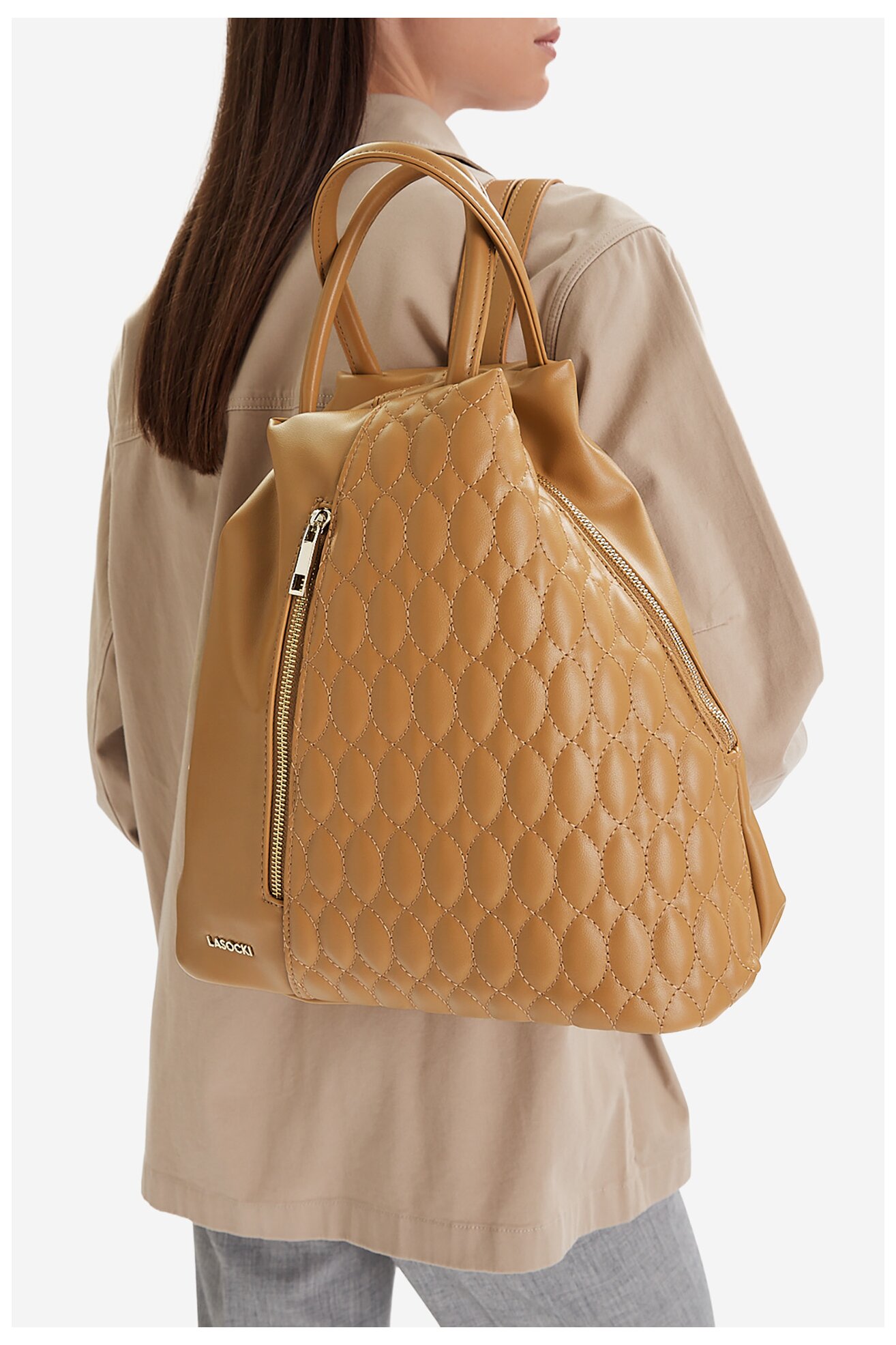 Plecak Lasocki CEO-LSK-L-013-09 Camel