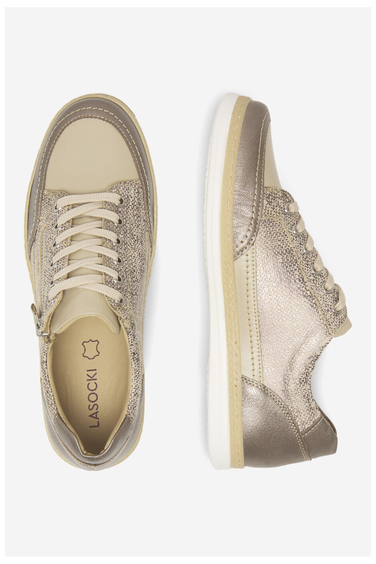Pantofi casual Lasocki WI23-ATINA-01 BEJ