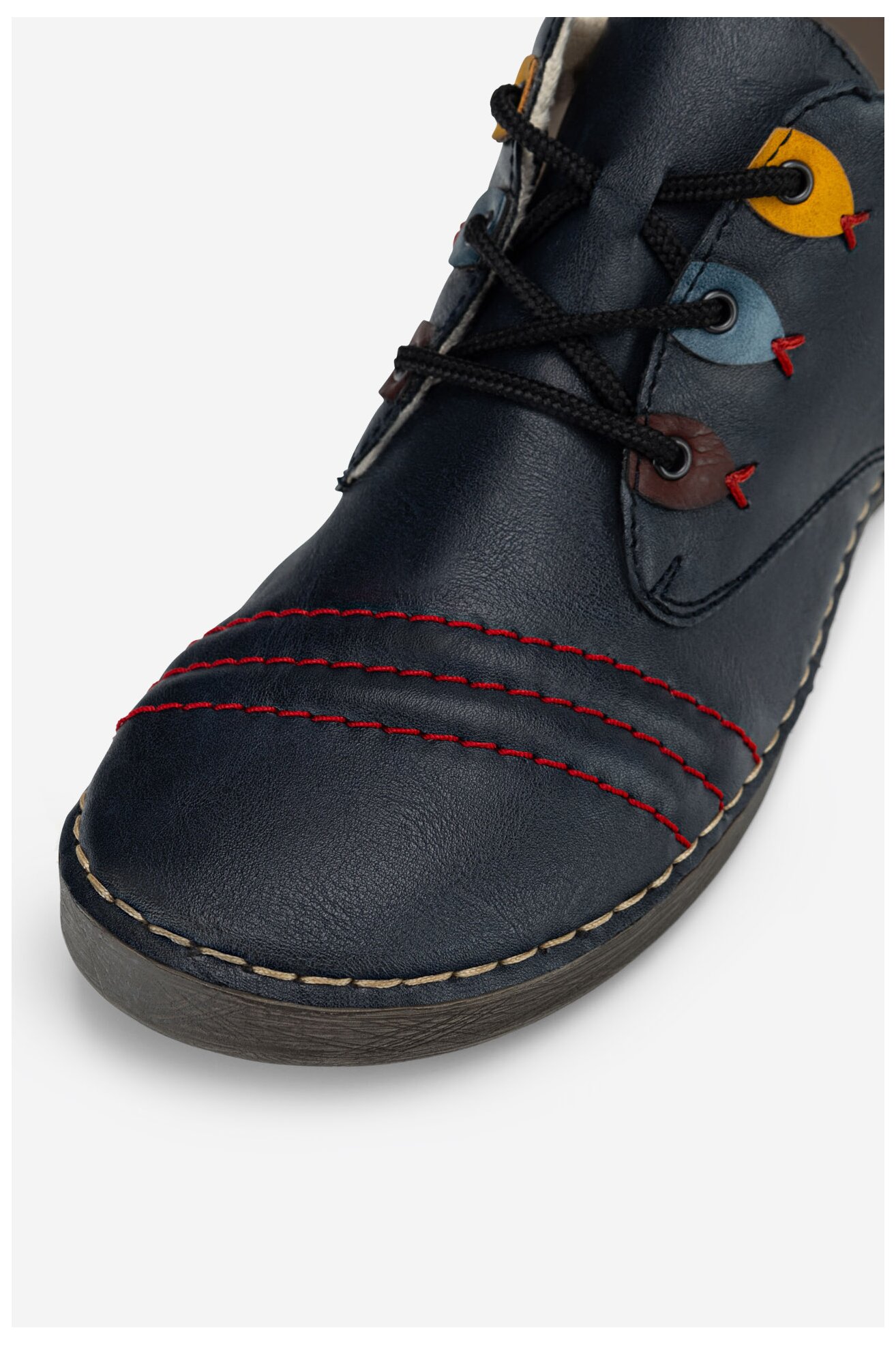 Półbuty Rieker 52509-14 Niebieski