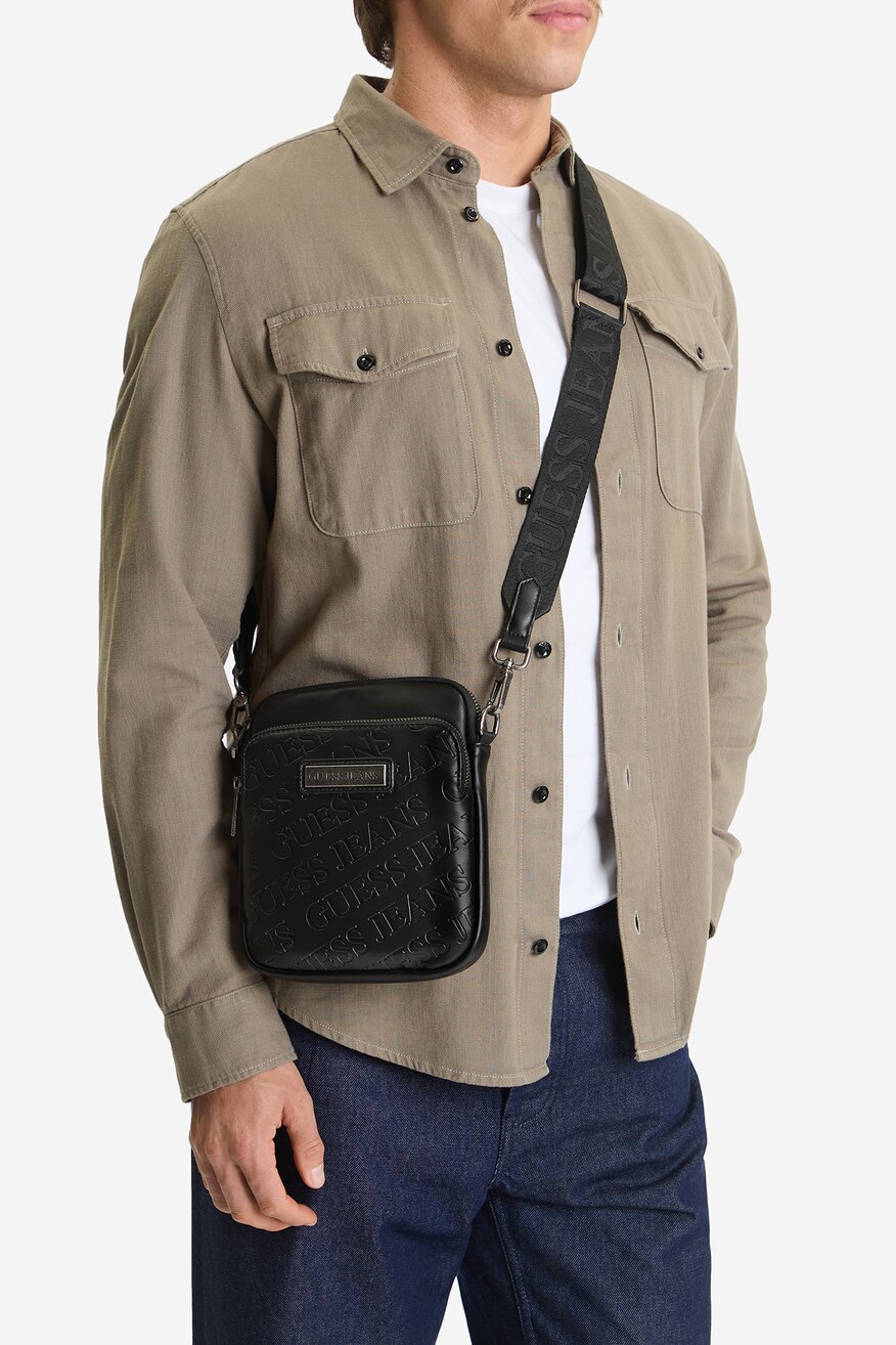 
                Muška torba GUESS JEANS CRNA - 5906751885093