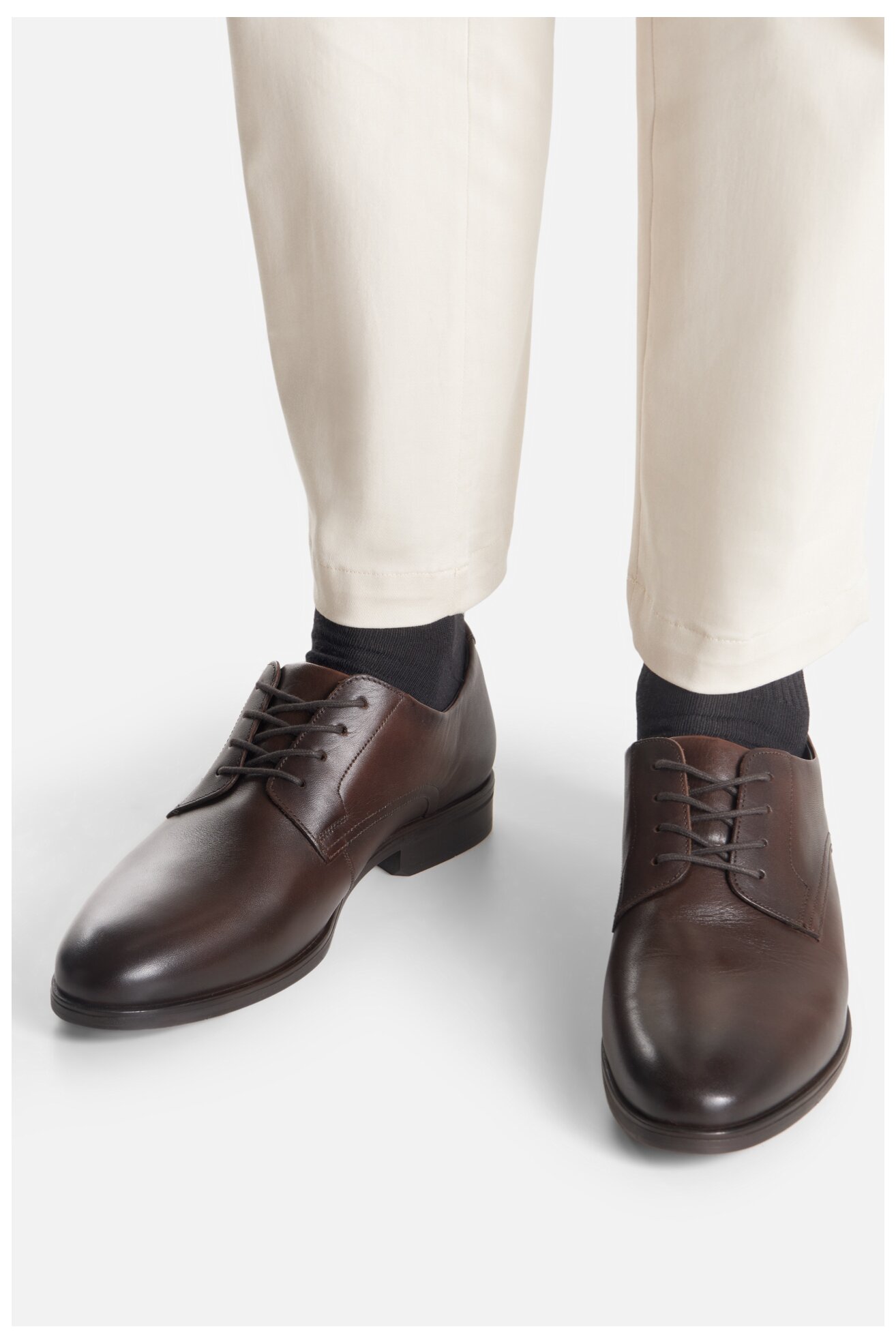 Половинки обувки Lasocki PASCAL-03 MI25 ТЪМНОКАФЯВ