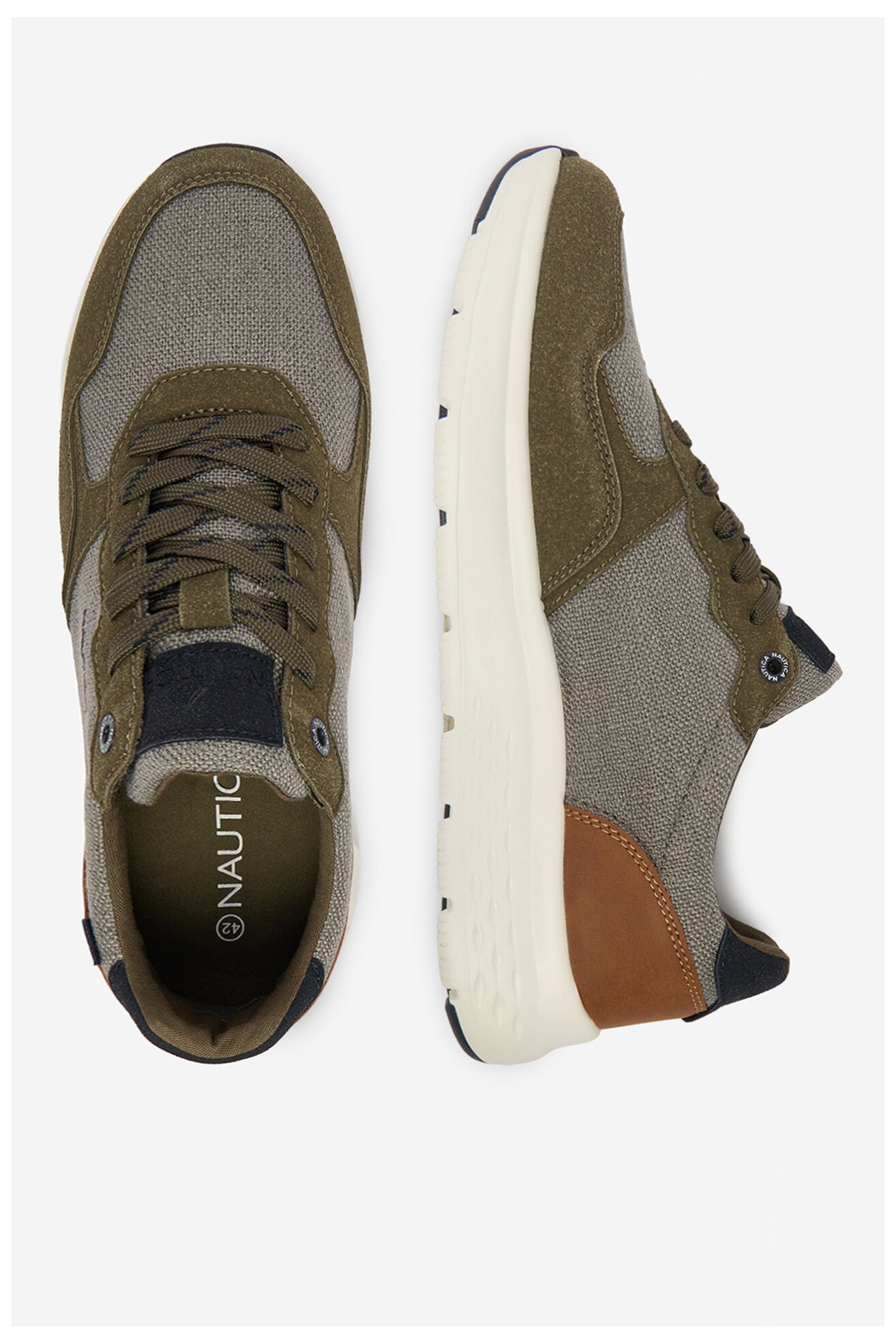 Sneakers NAUTICA CWBEO-BASILIO-01 Zielony ciemny