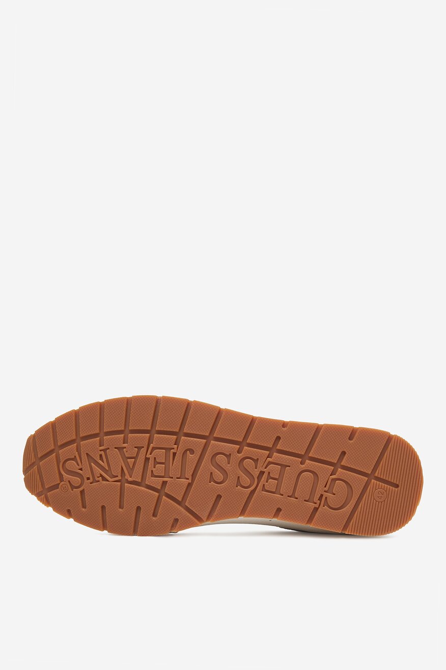 GUESS JEANS - Sneakersy skórzane - 5906751955970