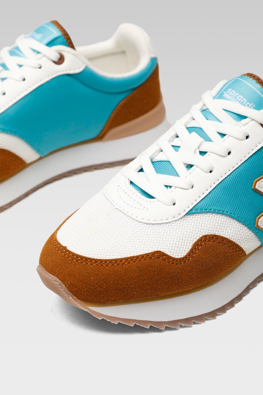 Sprandi - Obuwie sportowe niebieskie sznurowane - 5903698939834