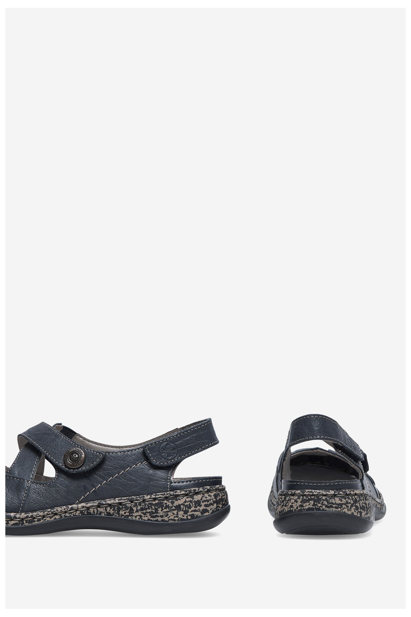 Sandały Rieker 46377-14 Niebieski