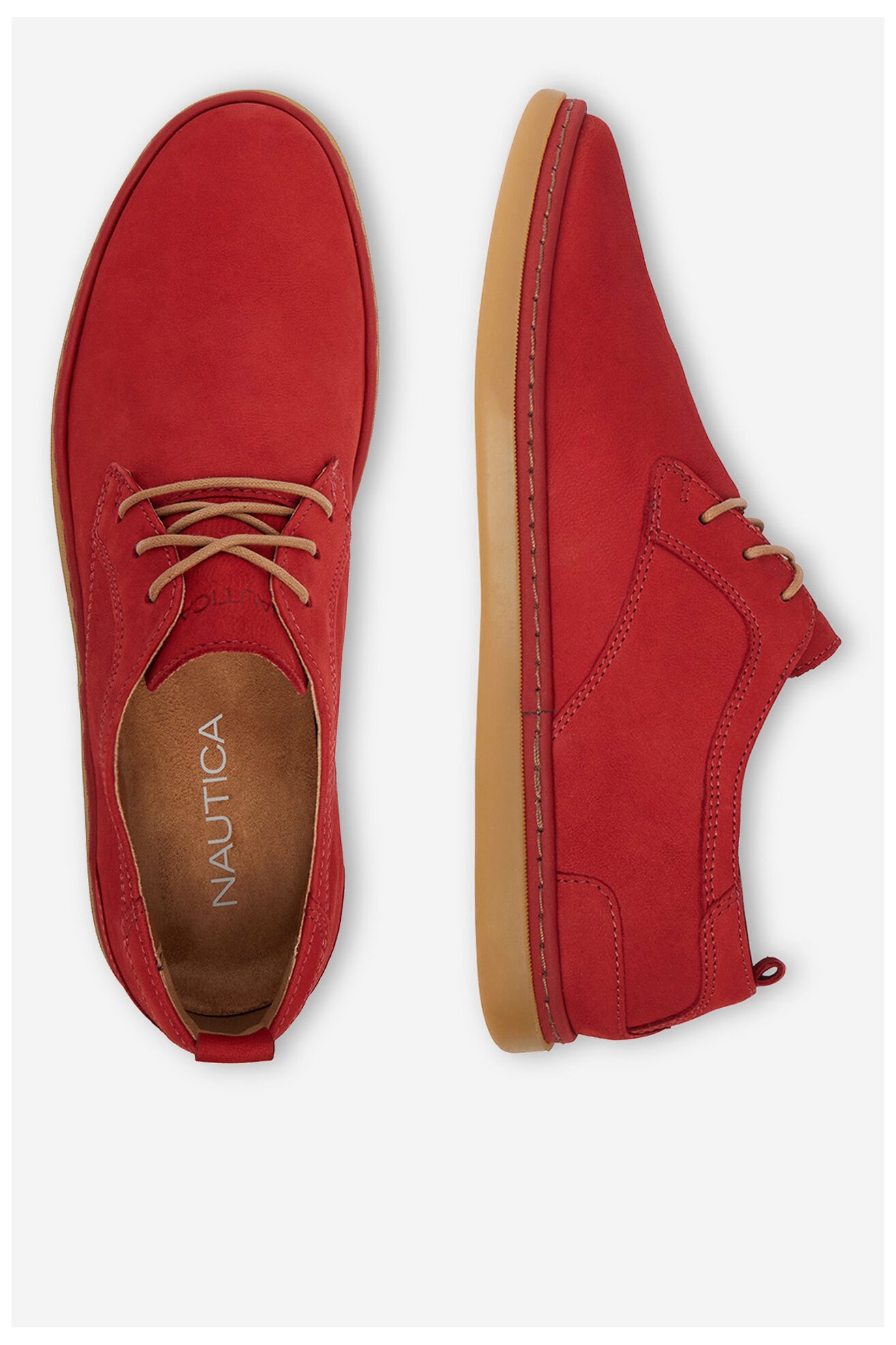 Półbuty NAUTICA CEO-VITO-04N MB Czerwony