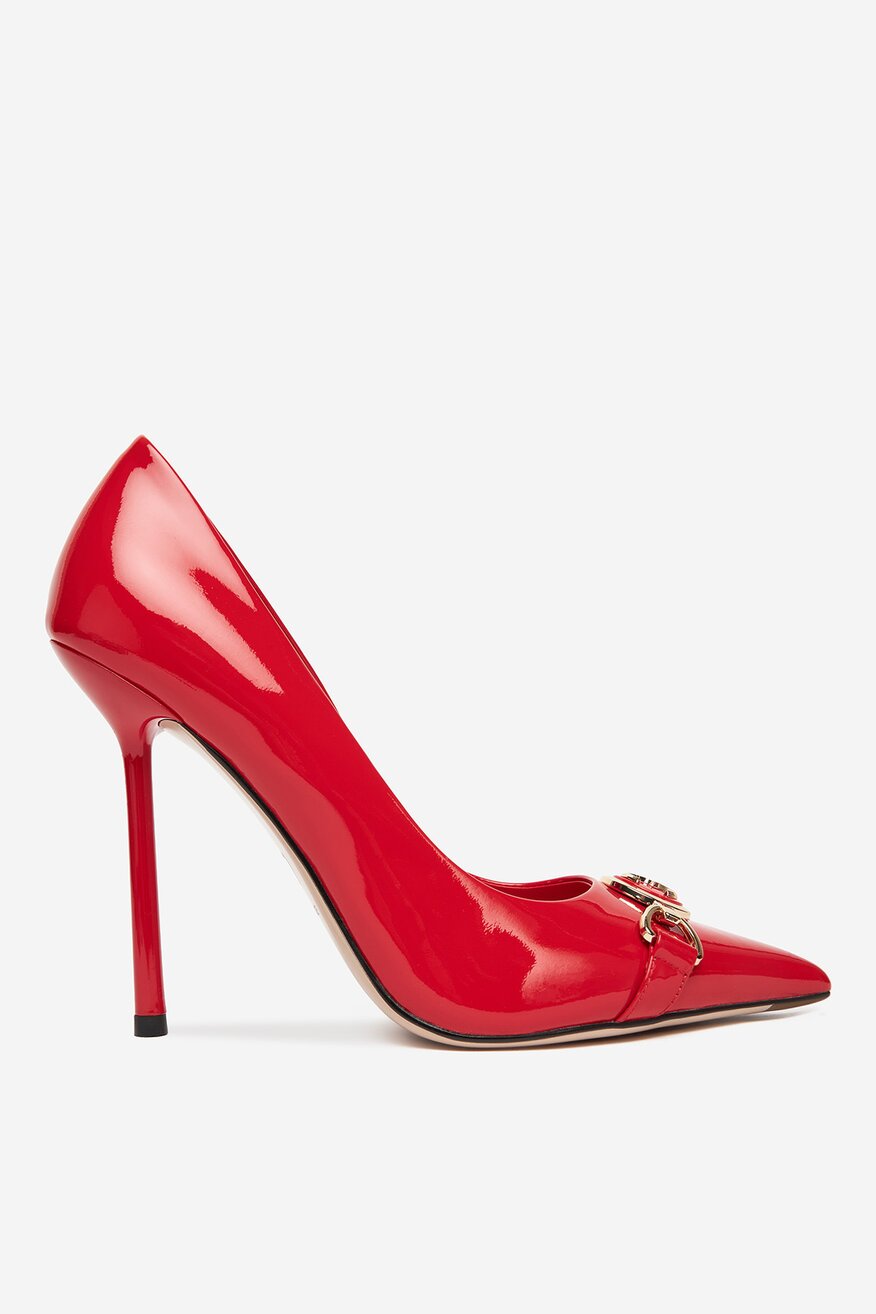 Pantofi cu toc EVA MINGE ROŞU - 5906751283493