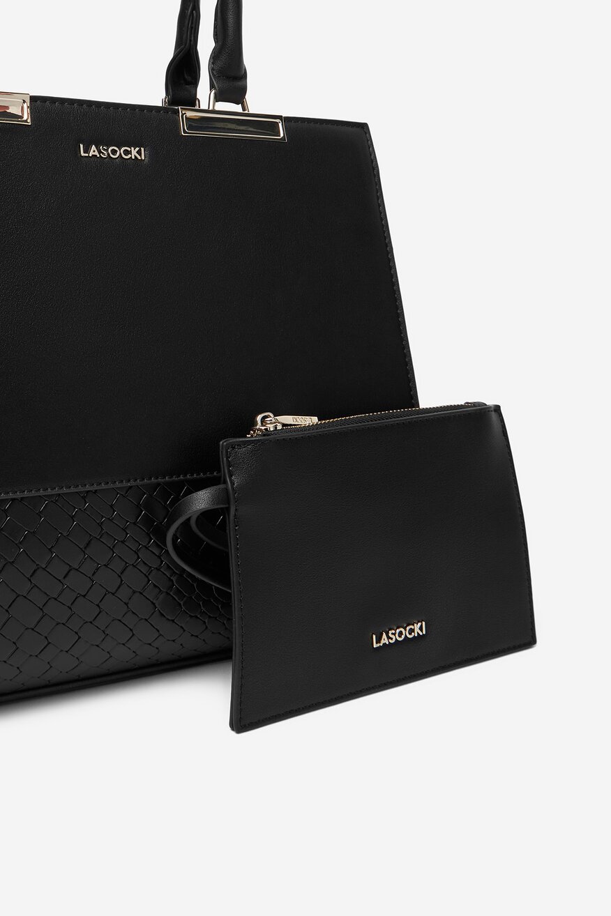 Дамска чанта Lasocki ЧЕРЕН - 5906751396834