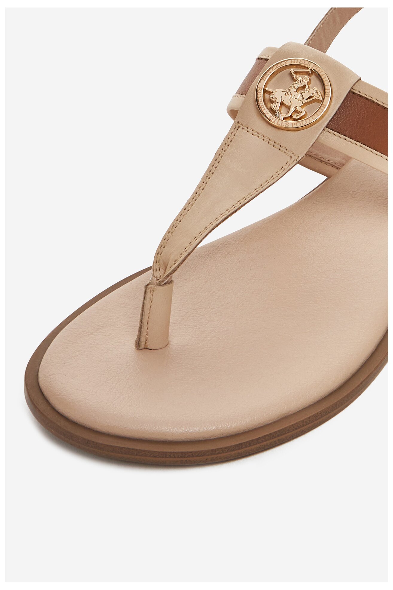 Sandały Beverly Hills Polo Club WI16-BAGA-03 Camel