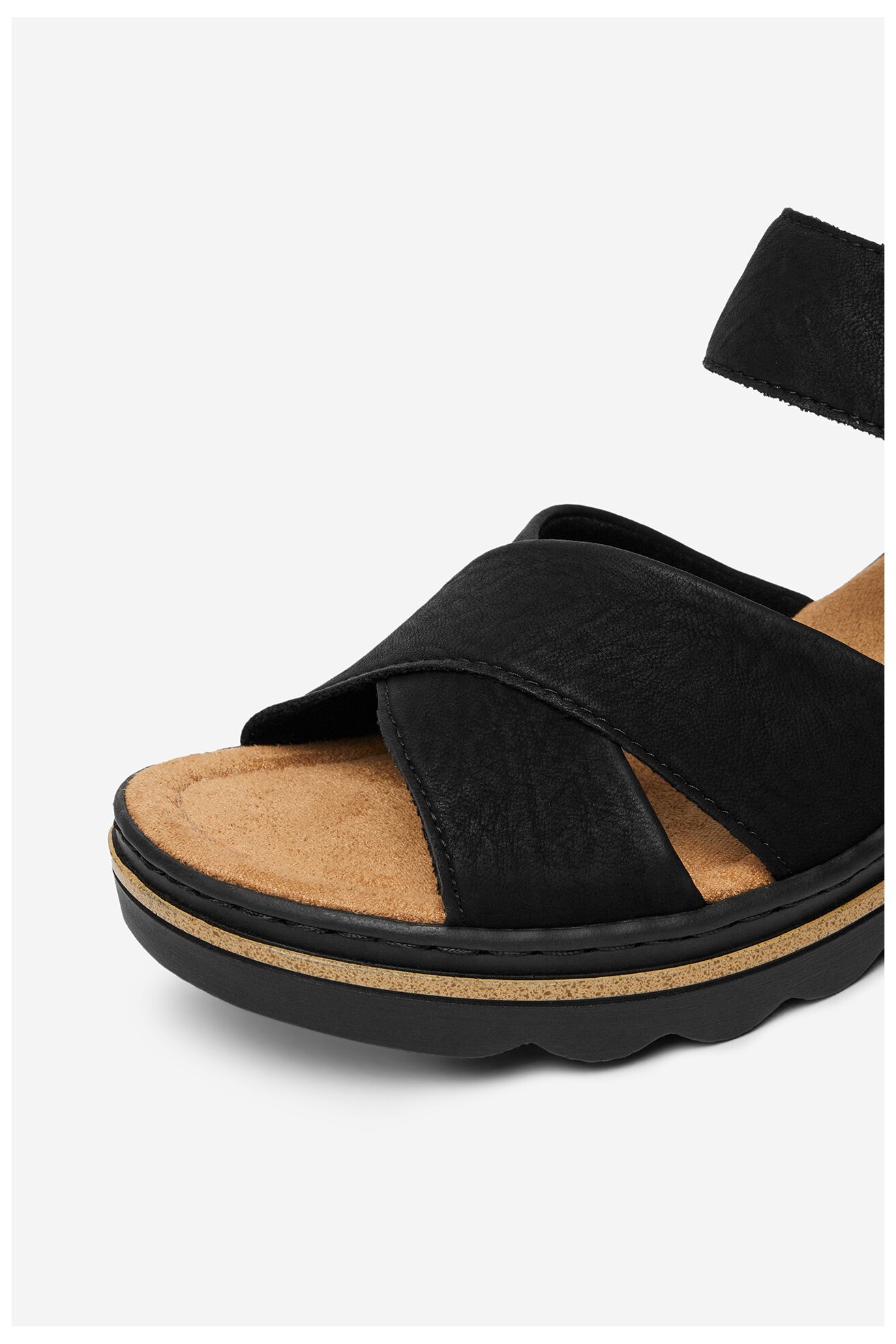 Sandale Rieker 67463-00 NEGRU