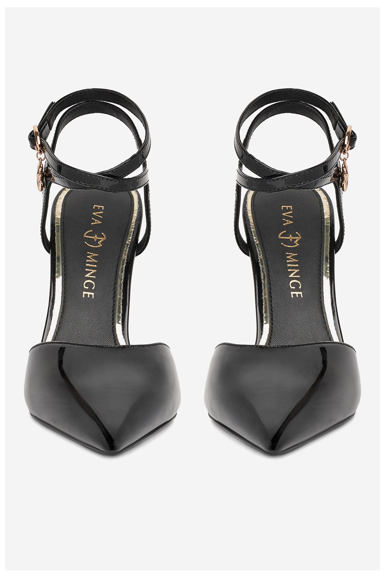 Körömcipő EVA MINGE MONA-SLT1582-2 FEKETE