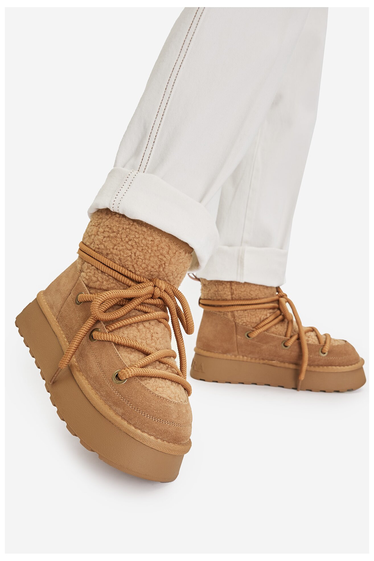 Botki Badura EO-AMY-TS6286-01 Camel