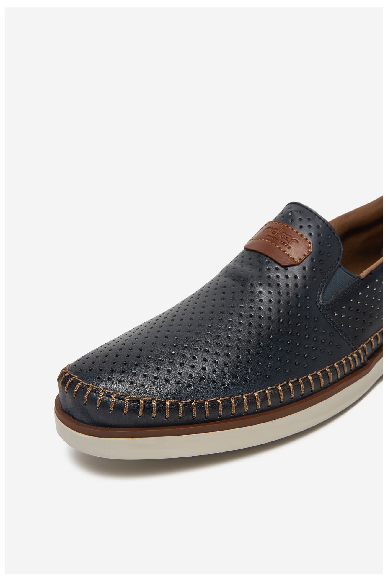 Polobotka Rieker B2356-14 TMAVĚ MODRÁ