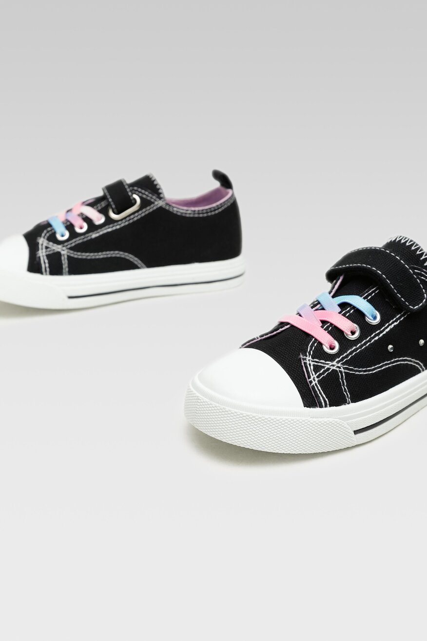 Pantofi pânză Nelli Blu NEGRU - 5904248824990