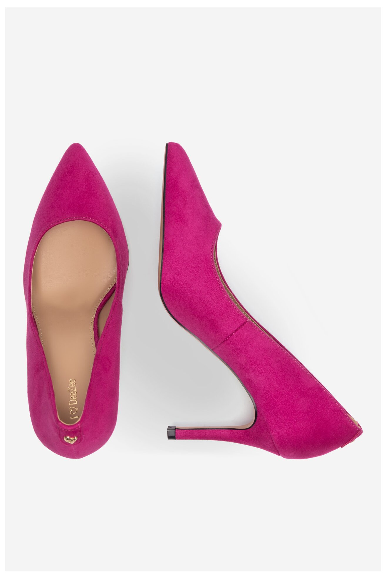 Czółenka DeeZee WYL3660-7 Różowy ciemny
