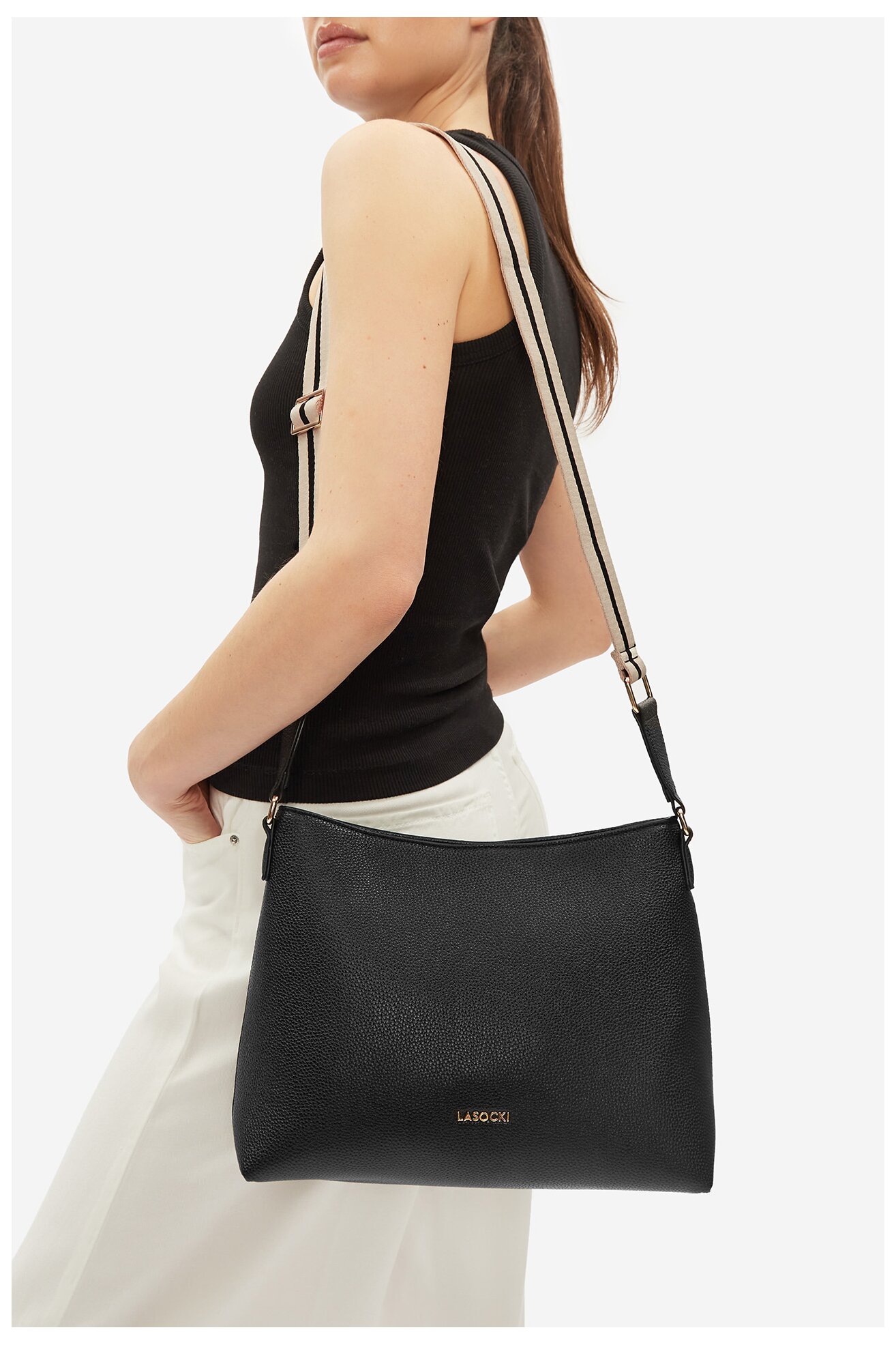 Дамска чанта Lasocki LSK-O-007-07 ЧЕРЕН