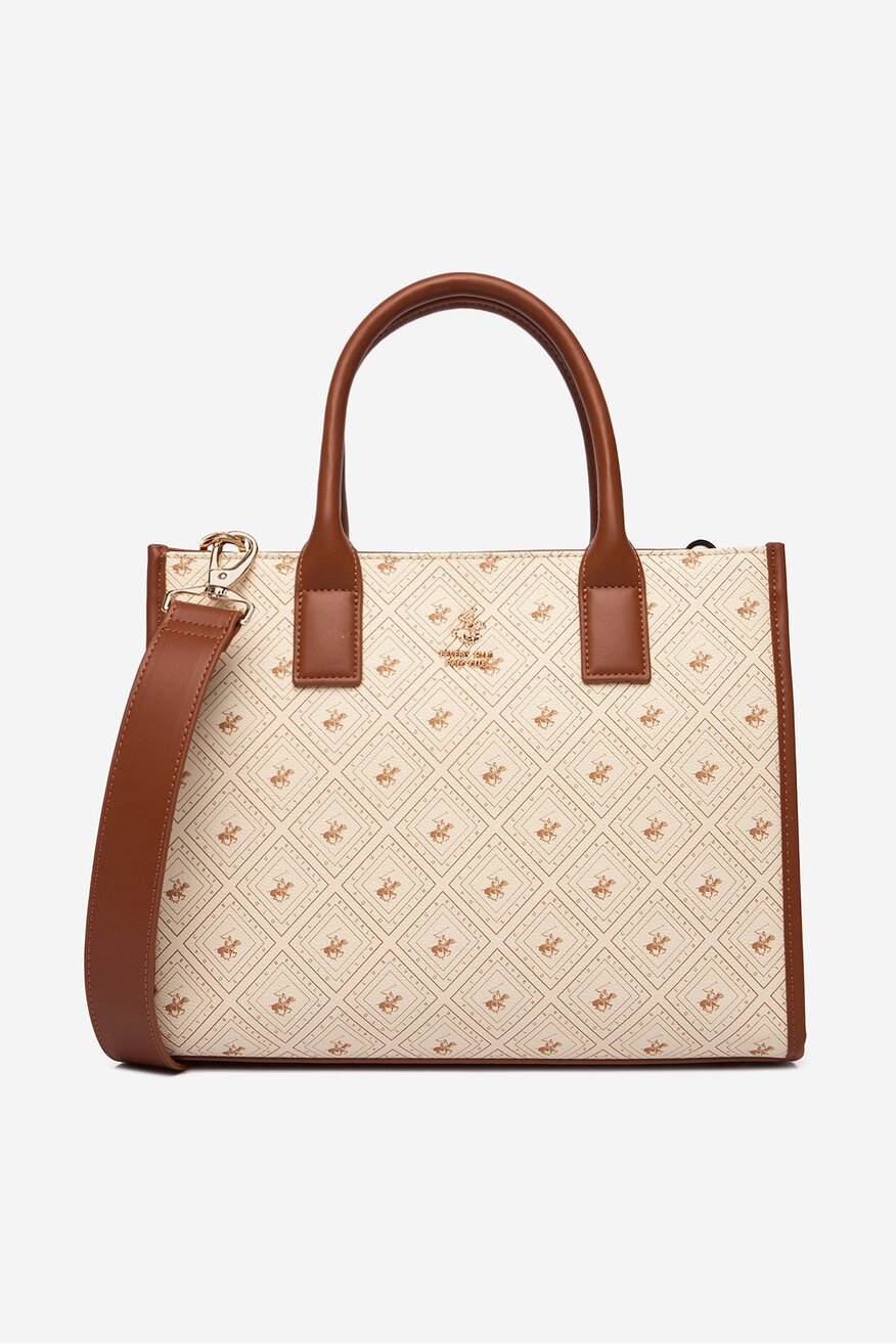 Дамска чанта Beverly Hills Polo Club БЕЖОВ - 5906751618950