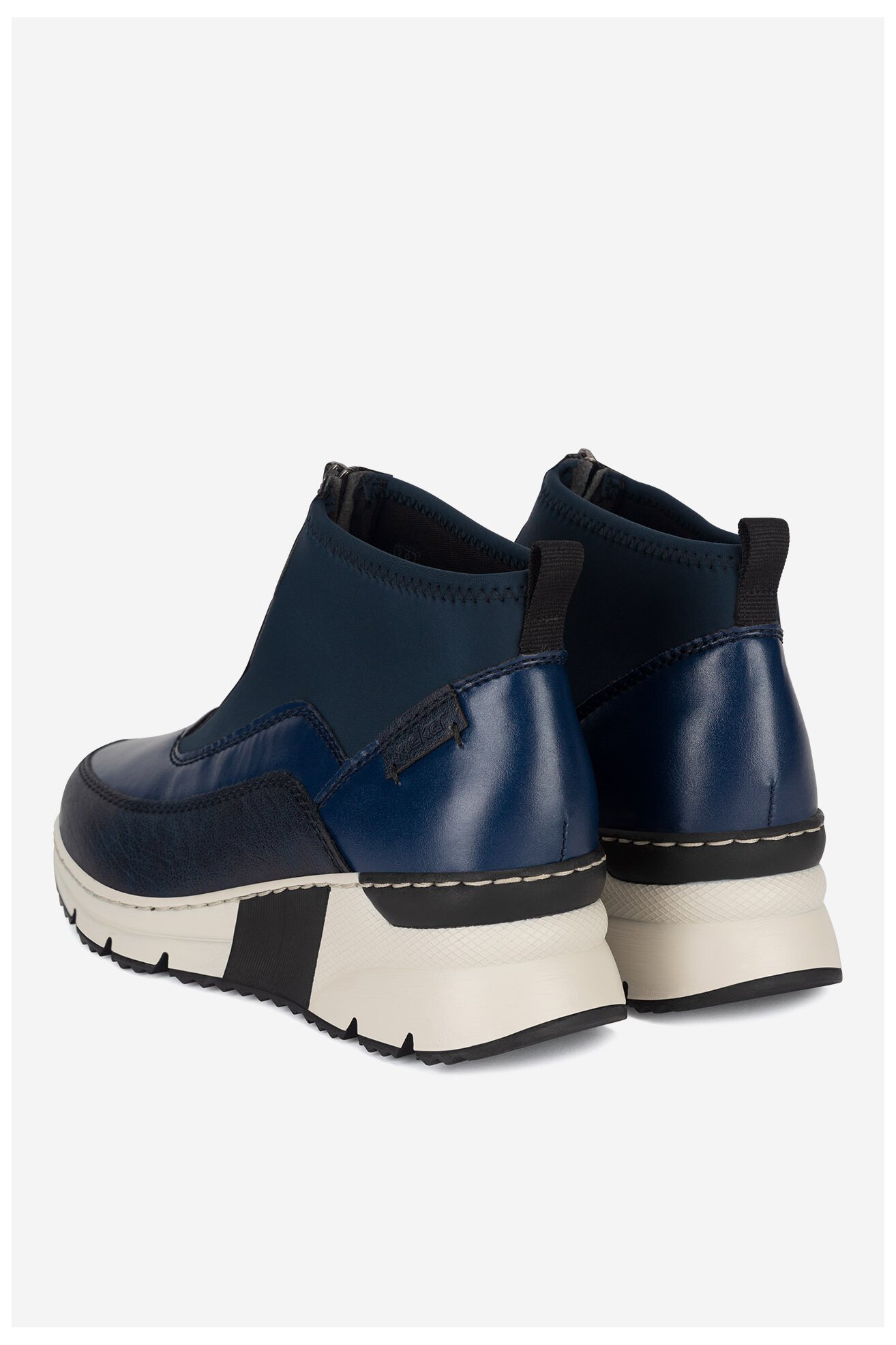 Kotníková obuv Rieker N6352-14 BLANKYTNĚ MODRÁ