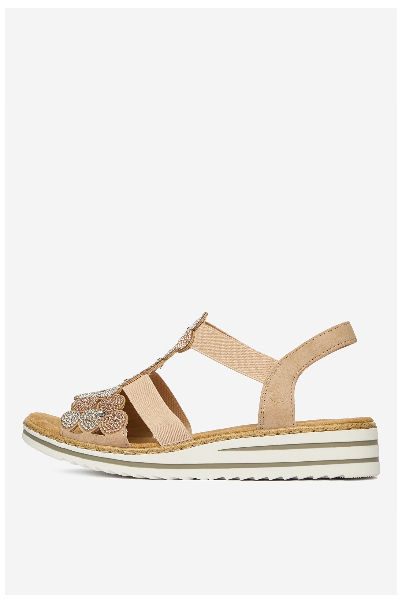 Sandały Rieker CEO-V0613-90 Złoty