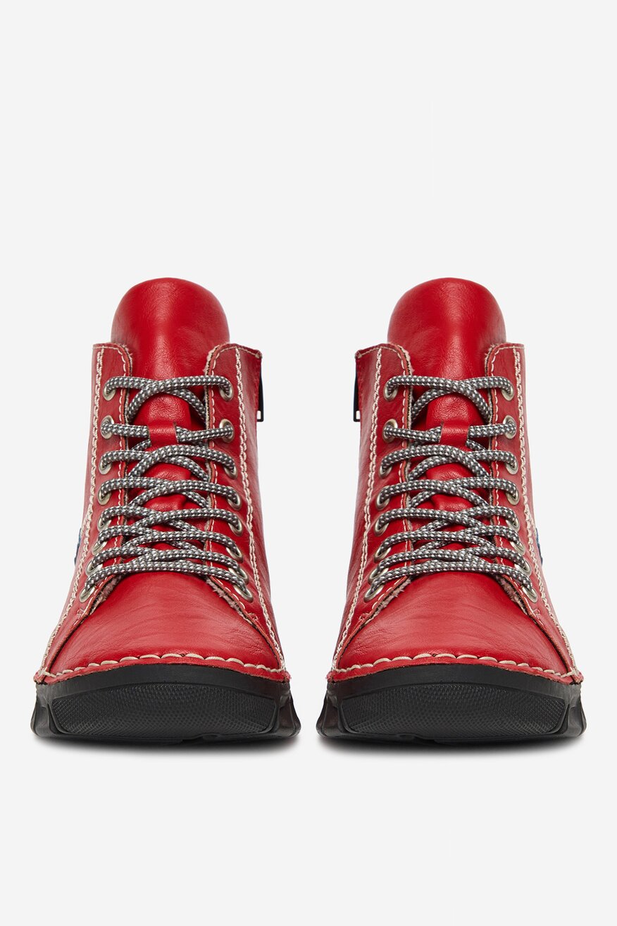 
                Bocanci Rieker ROŞU - 2230083227751