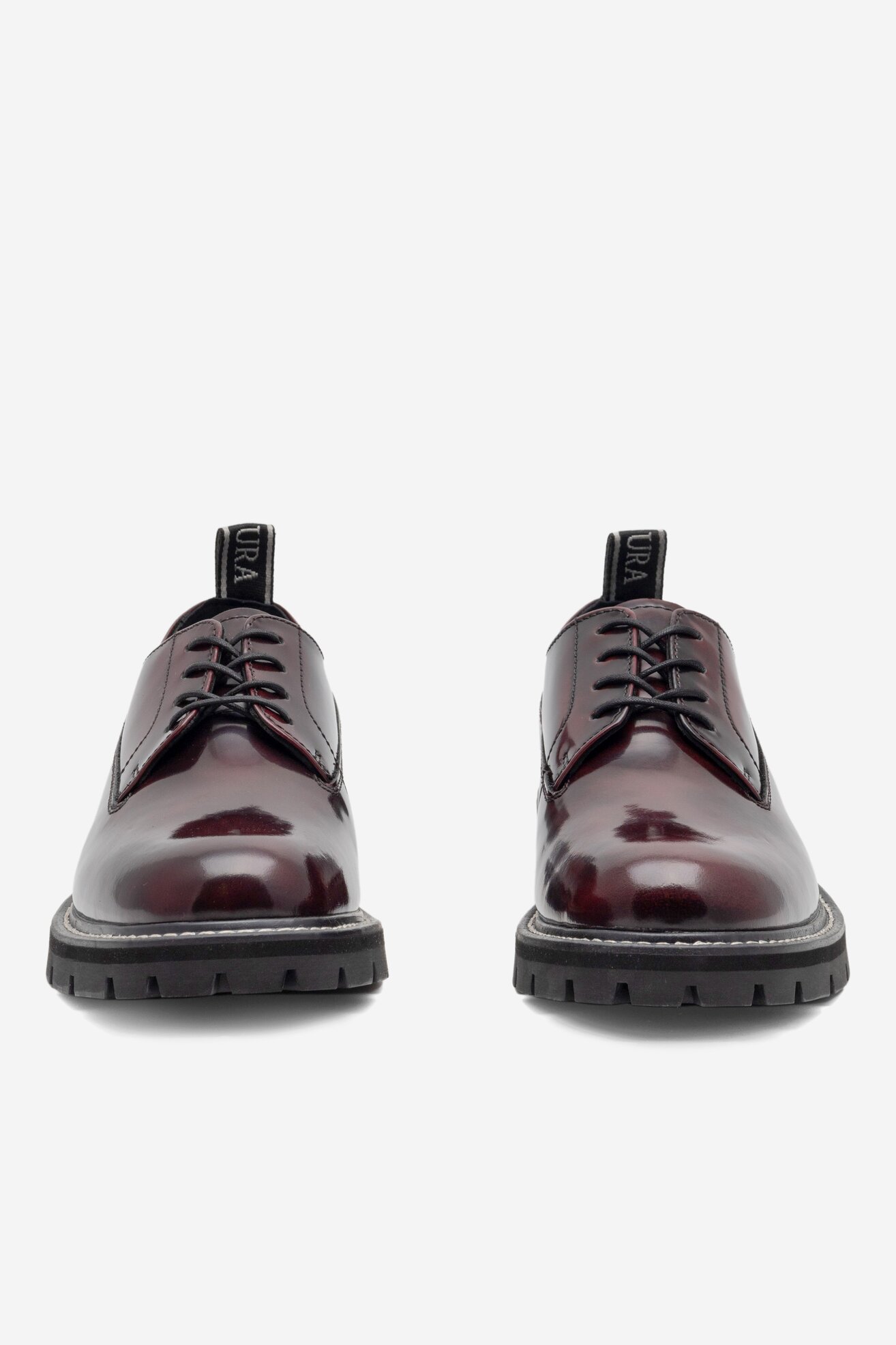 Półbuty Badura DEXTER-02 122AM Bordowy