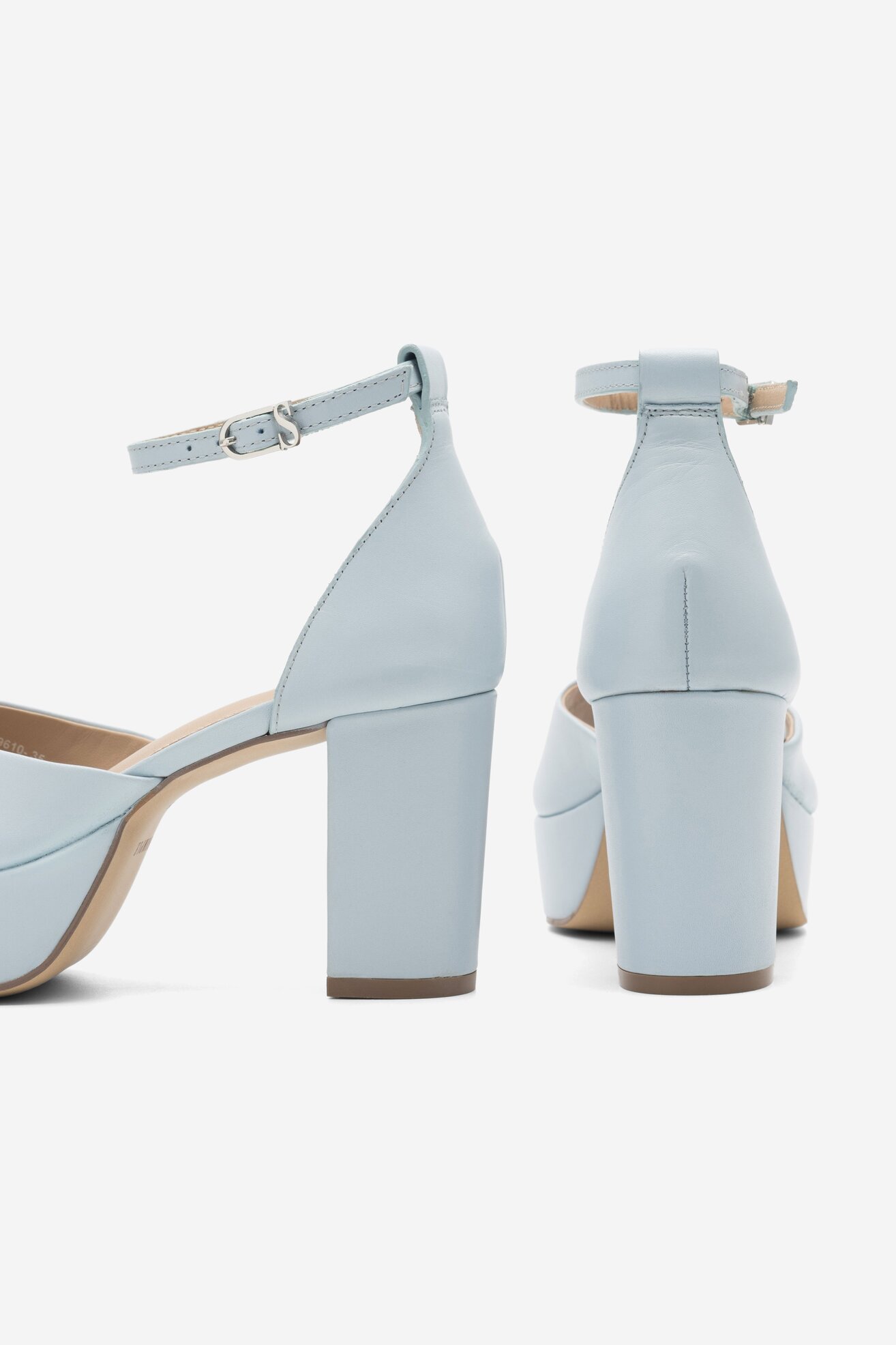 Sandały SIMPLE MURCIA-109610 Niebieski jasny