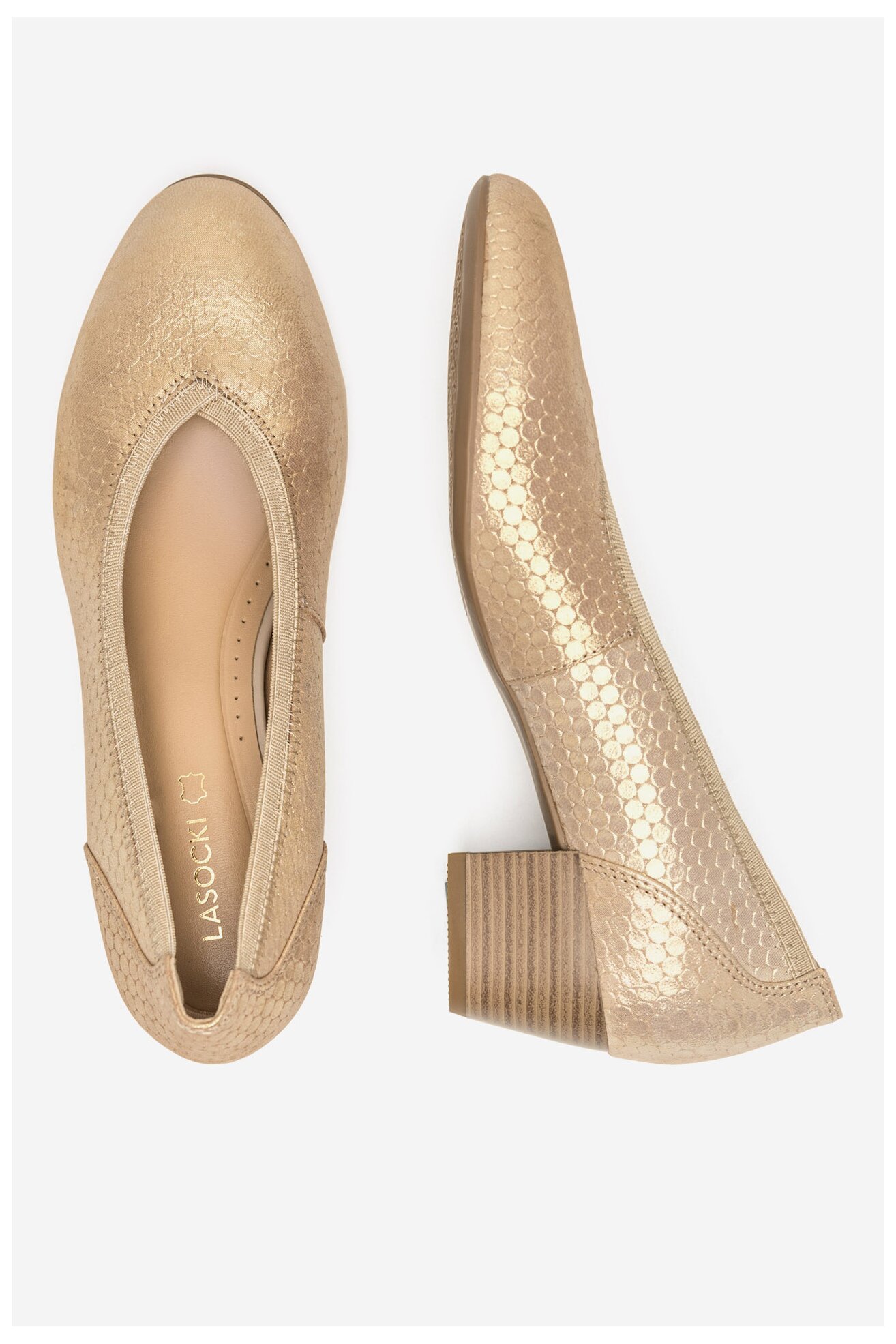 Czółenka Lasocki WYL2962-14Z Beżowy