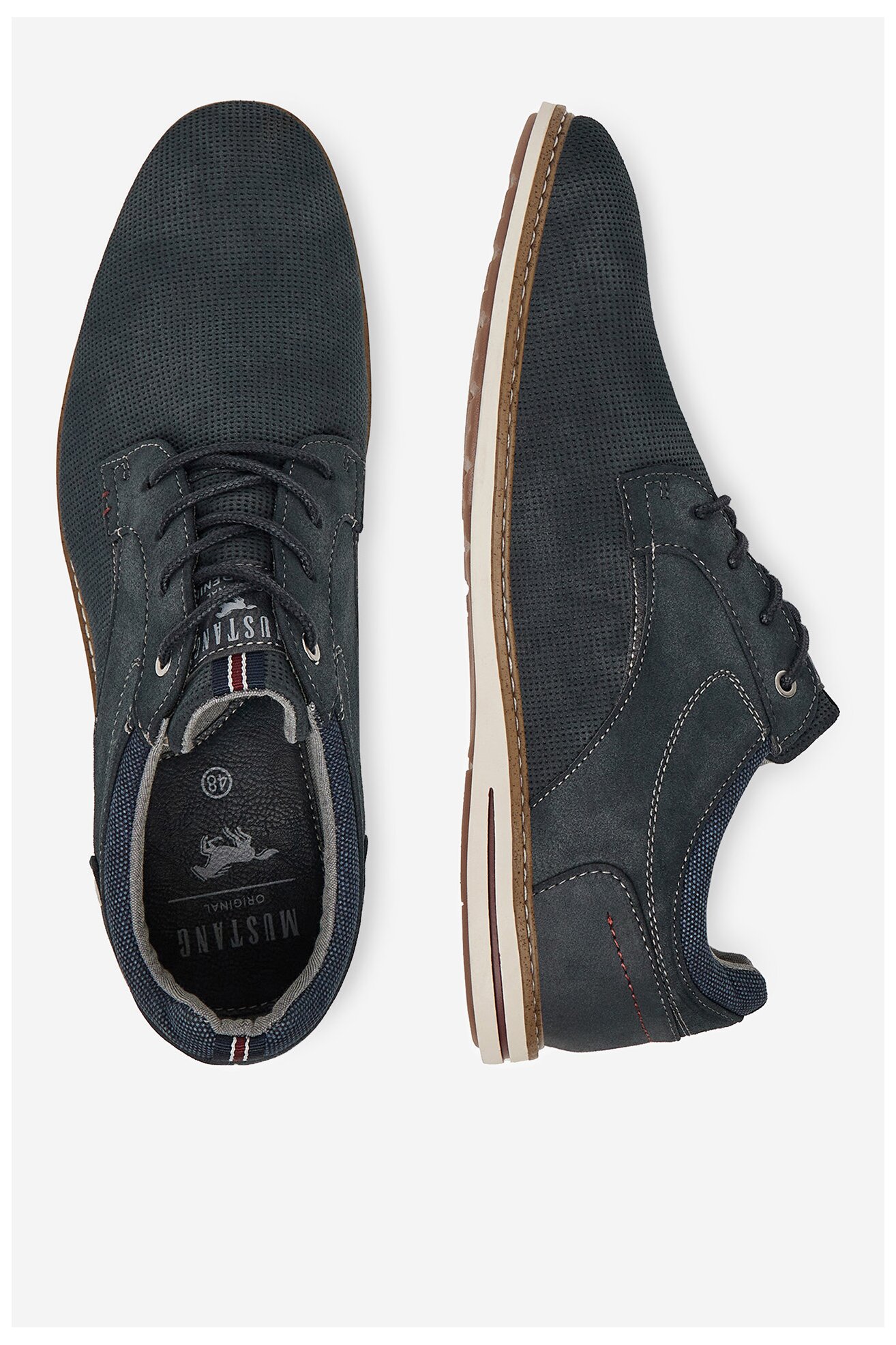 Półbuty Mustang 4150-310 BIG Granatowy