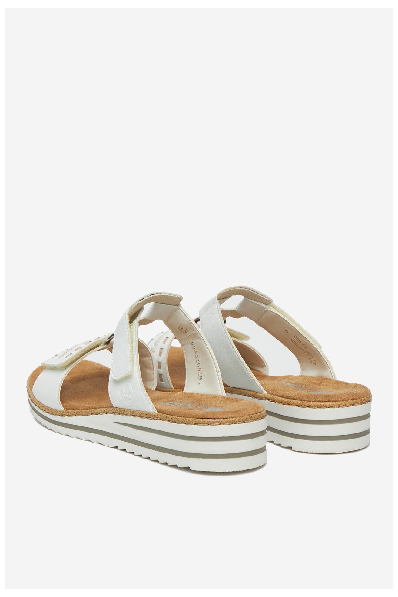 Șlapi Rieker V0636-80 ALB