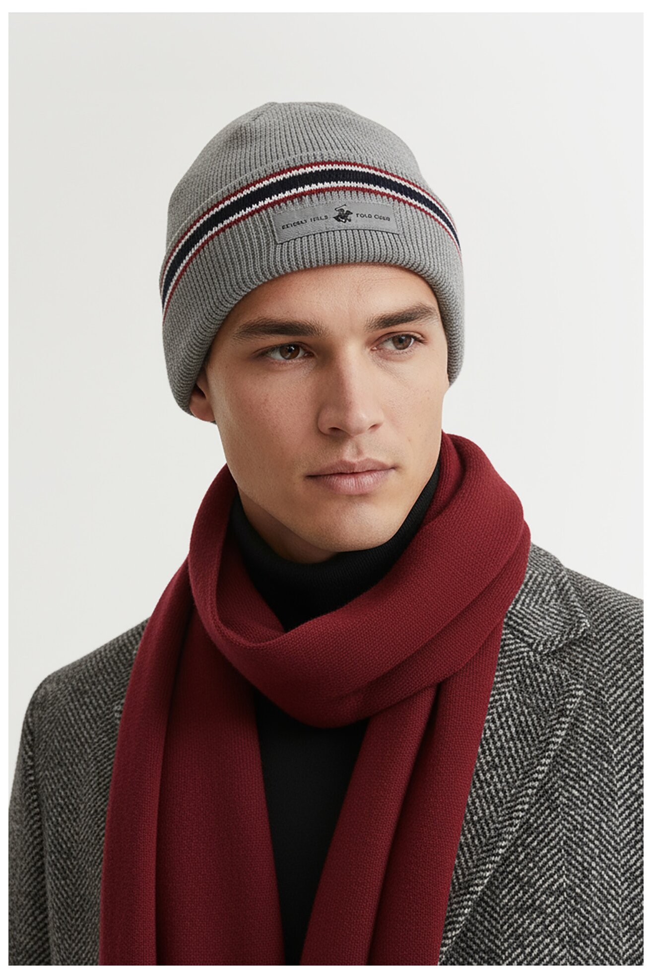 Muška kapa Beverly Hills Polo Club CEO-BHPC-M3-002-AW25 SIVA