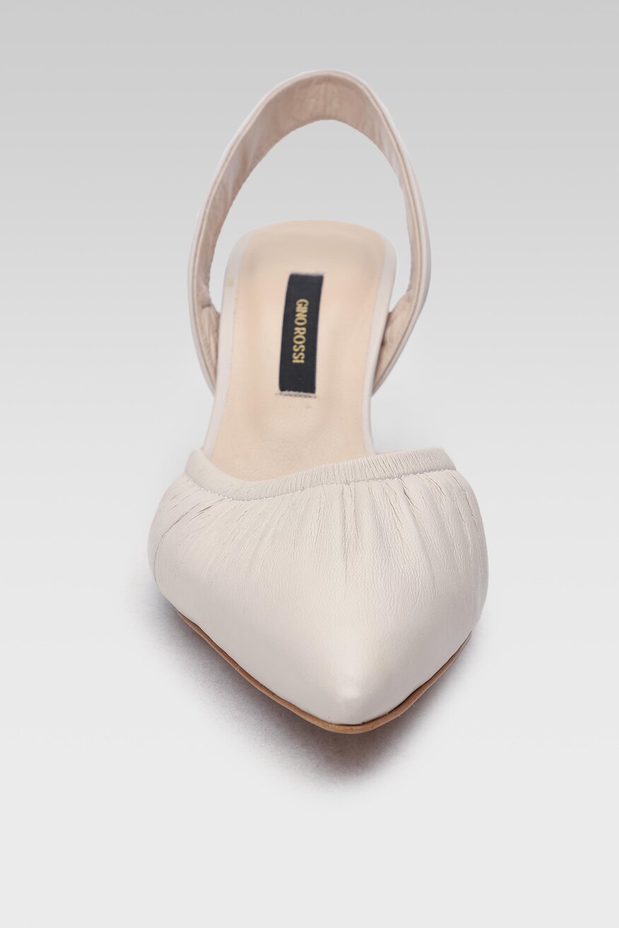 
                Gino Rossi - Skórzane czółenka pastelowe - 5904248409692