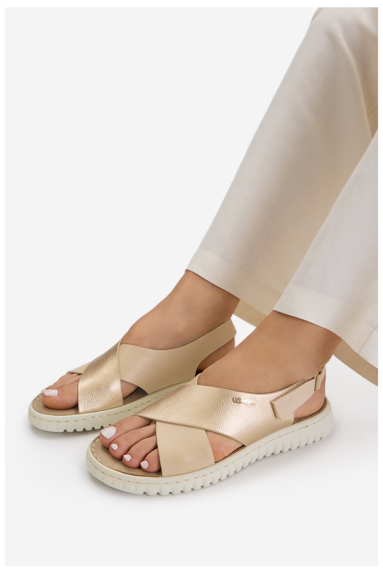 Sandale Go Soft CEO-LA3T9143-8 ZLATNA