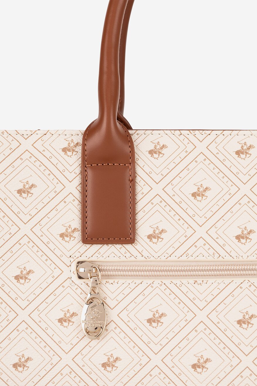Дамска чанта Beverly Hills Polo Club БЕЖОВ - 5903698190907