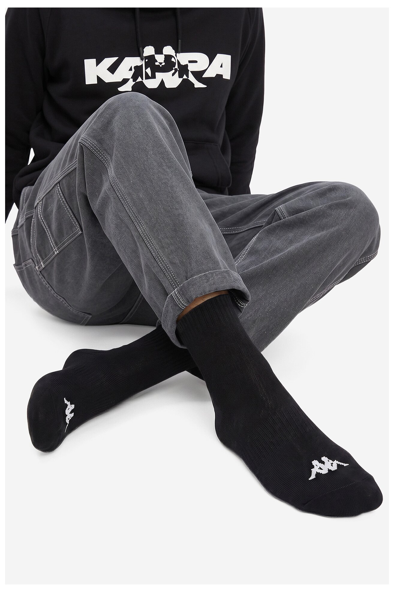 Skarpetki Kappa CEO_KR_FRESH_SS26 (3-PACK) Czarny