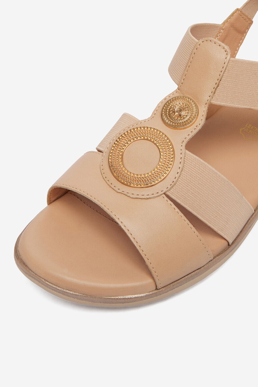 Go Soft - Sandały skórzane - 5906751917442