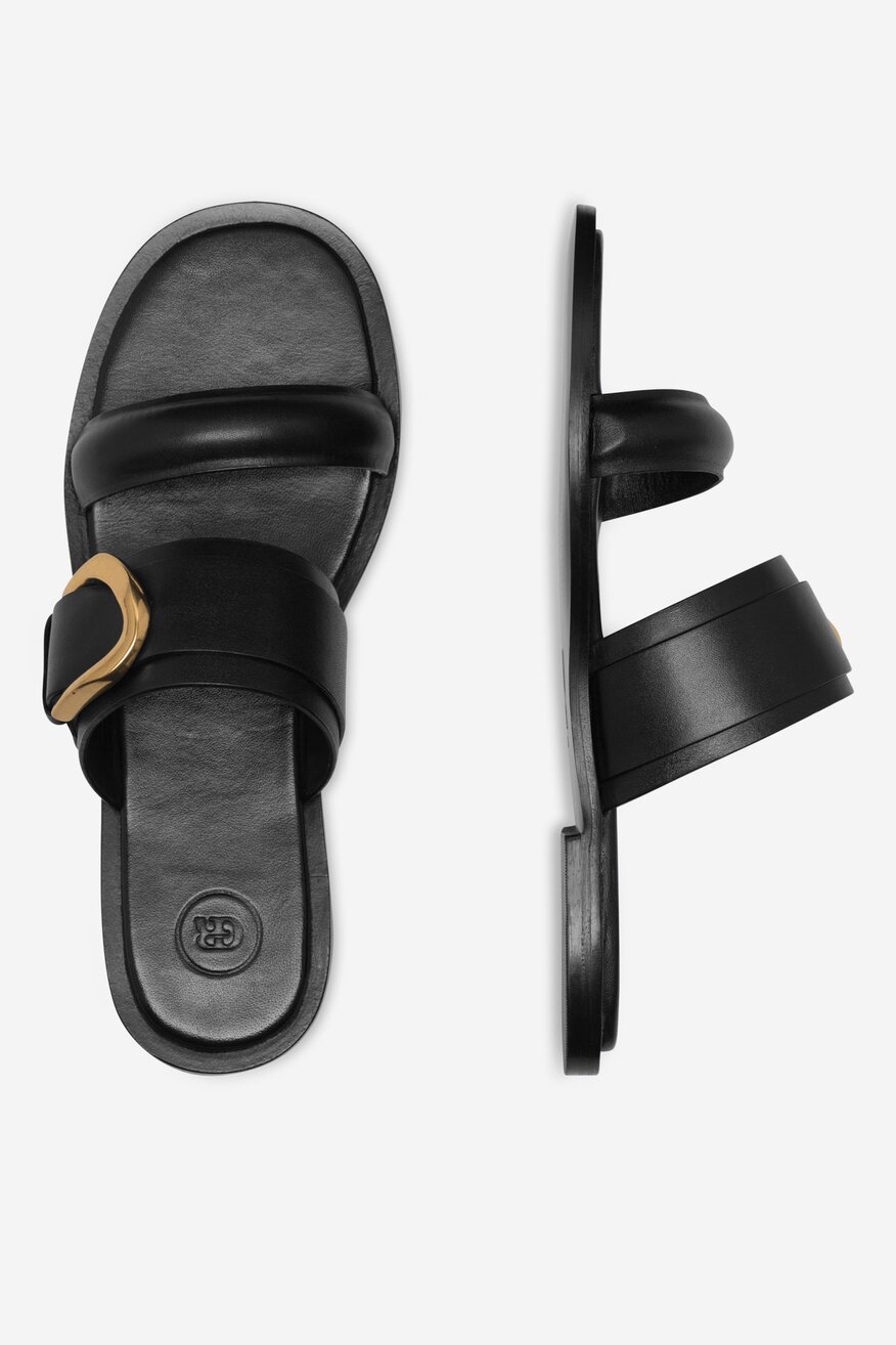 
                Gino Rossi - Skórzane klapki - 5905588344322