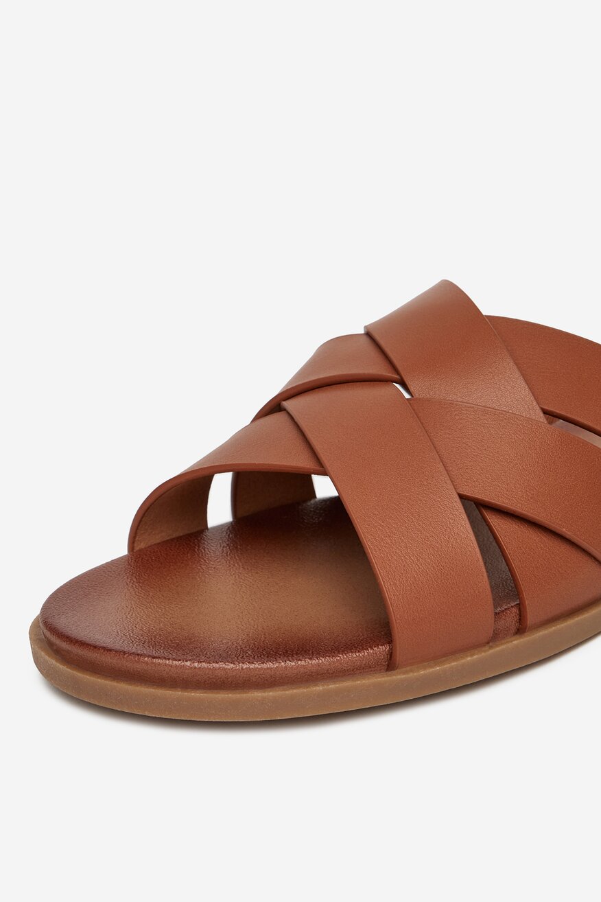 Flip-flop Clara Barson CAMEL - 5906751040393