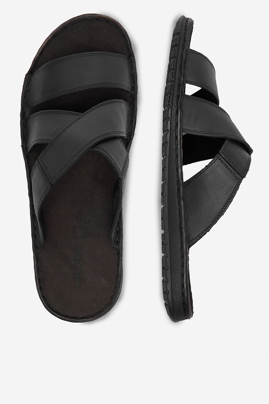 
                Lasocki - Klapki skórzane - 5906751718834