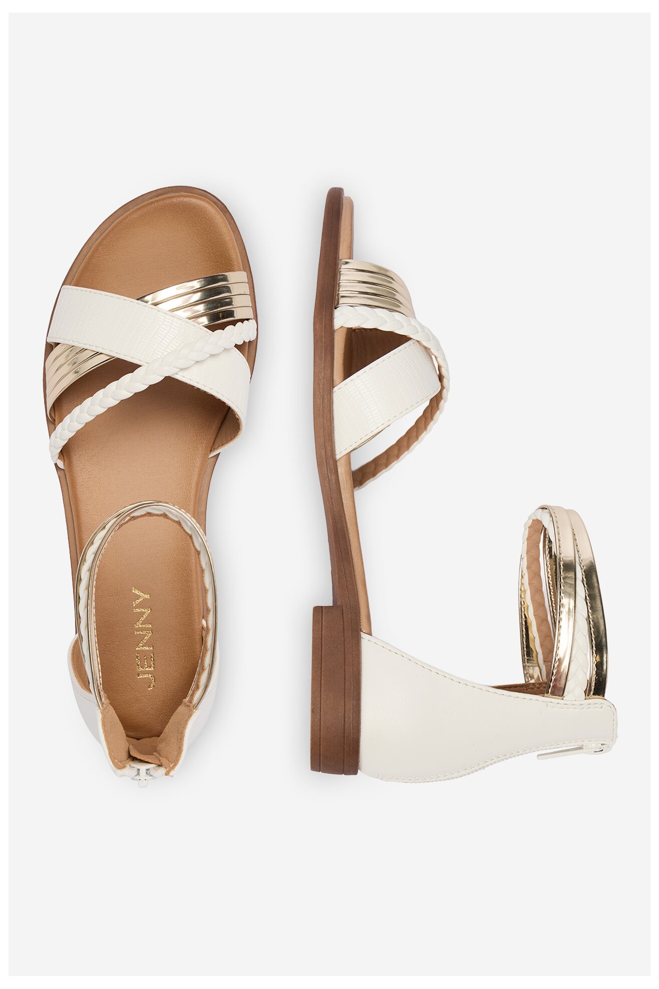 Sandały Jenny CEO-WS6112-05 Biały