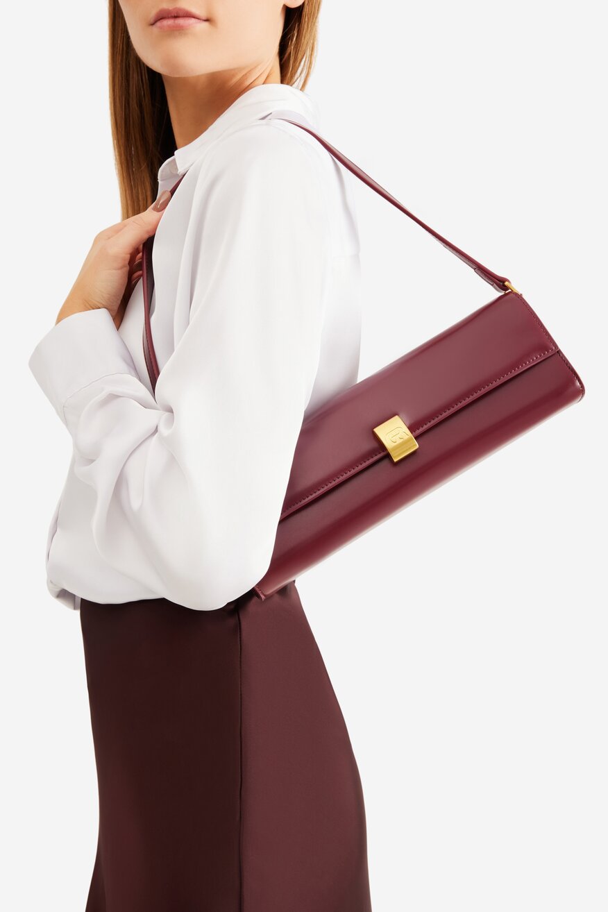 
                Сумка З Ремінцем Gino Rossi БОРДОВИЙ - 5903419782961