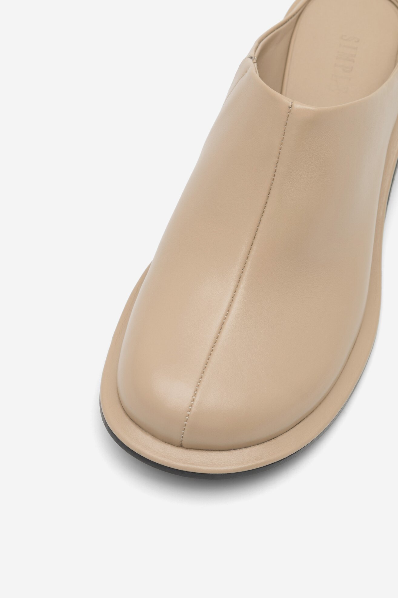 Klapki SIMPLE VILLA-23SS146 Beżowy