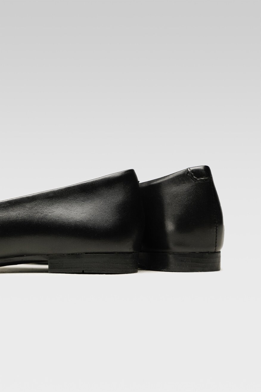 Lasocki - Skórzane baleriny czarne - 5904248170523