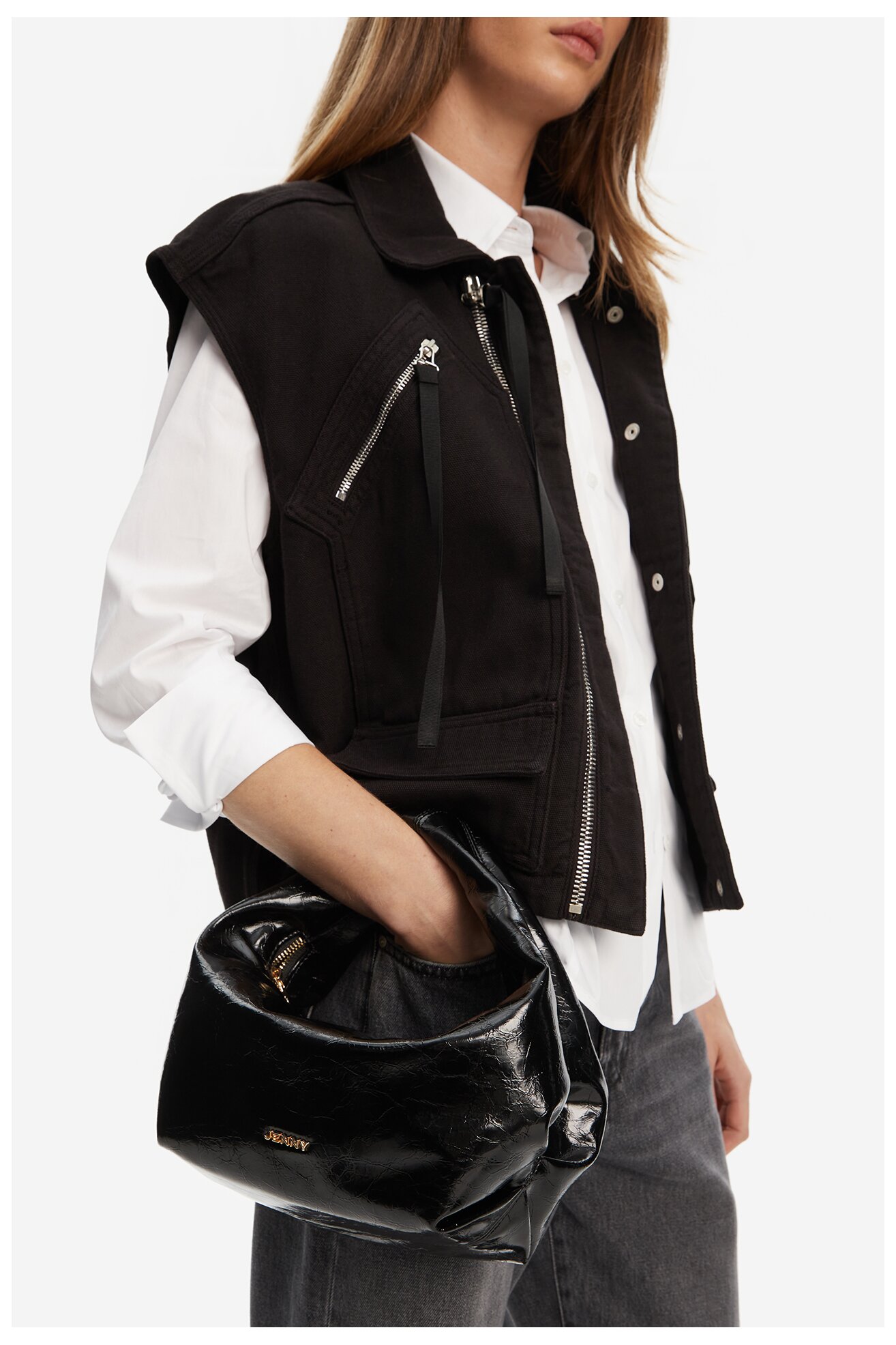 Kézitáska Jenny C-JEN-S-002-08 FEKETE