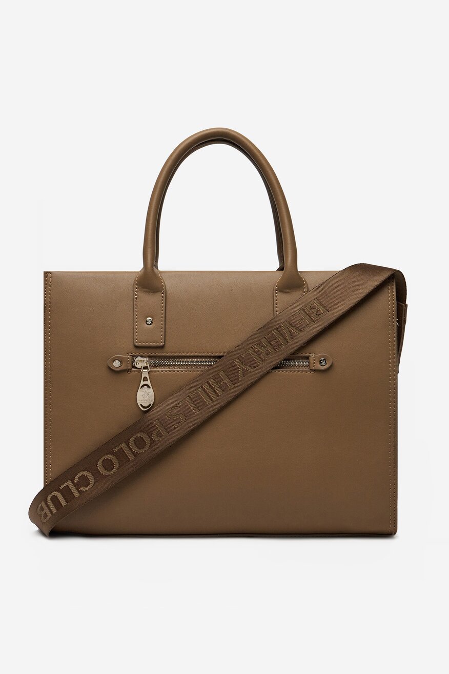 
                Дамска чанта Beverly Hills Polo Club КАМЕЛ - 5904862300900