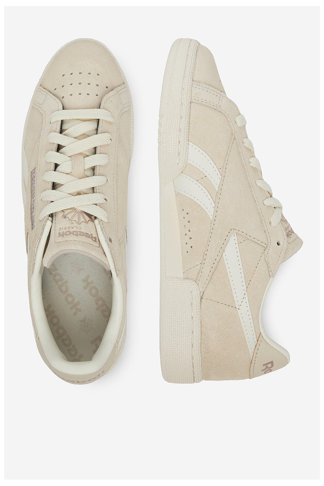 Sportovní obuv Reebok CLUB C GROUNDS UK 100220809 BÉŽOVÁ