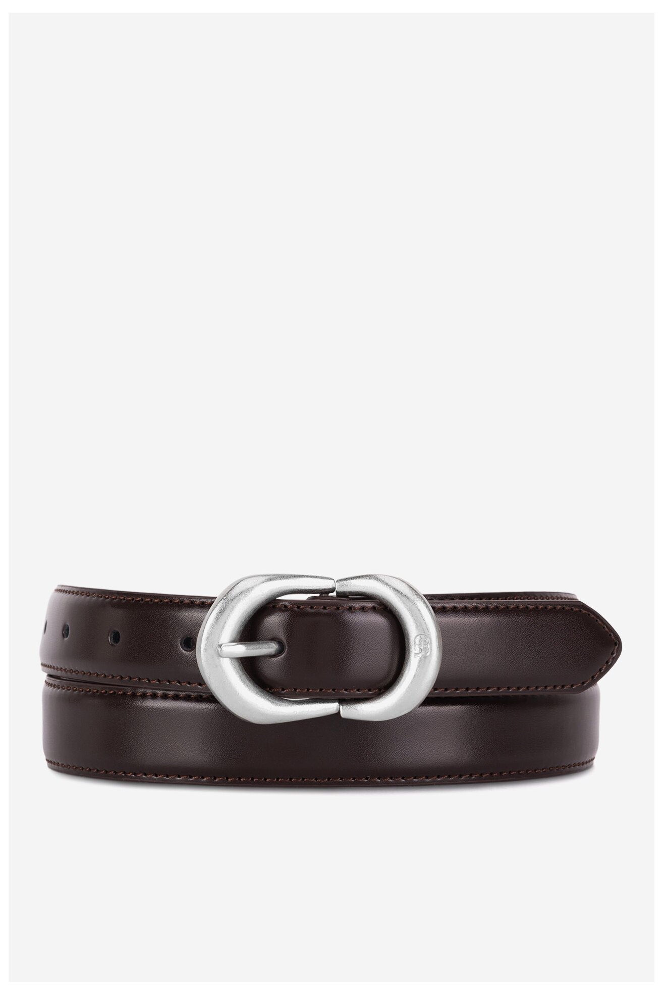 Pasek damski Gino Rossi BLYL24010-SLV Brązowy