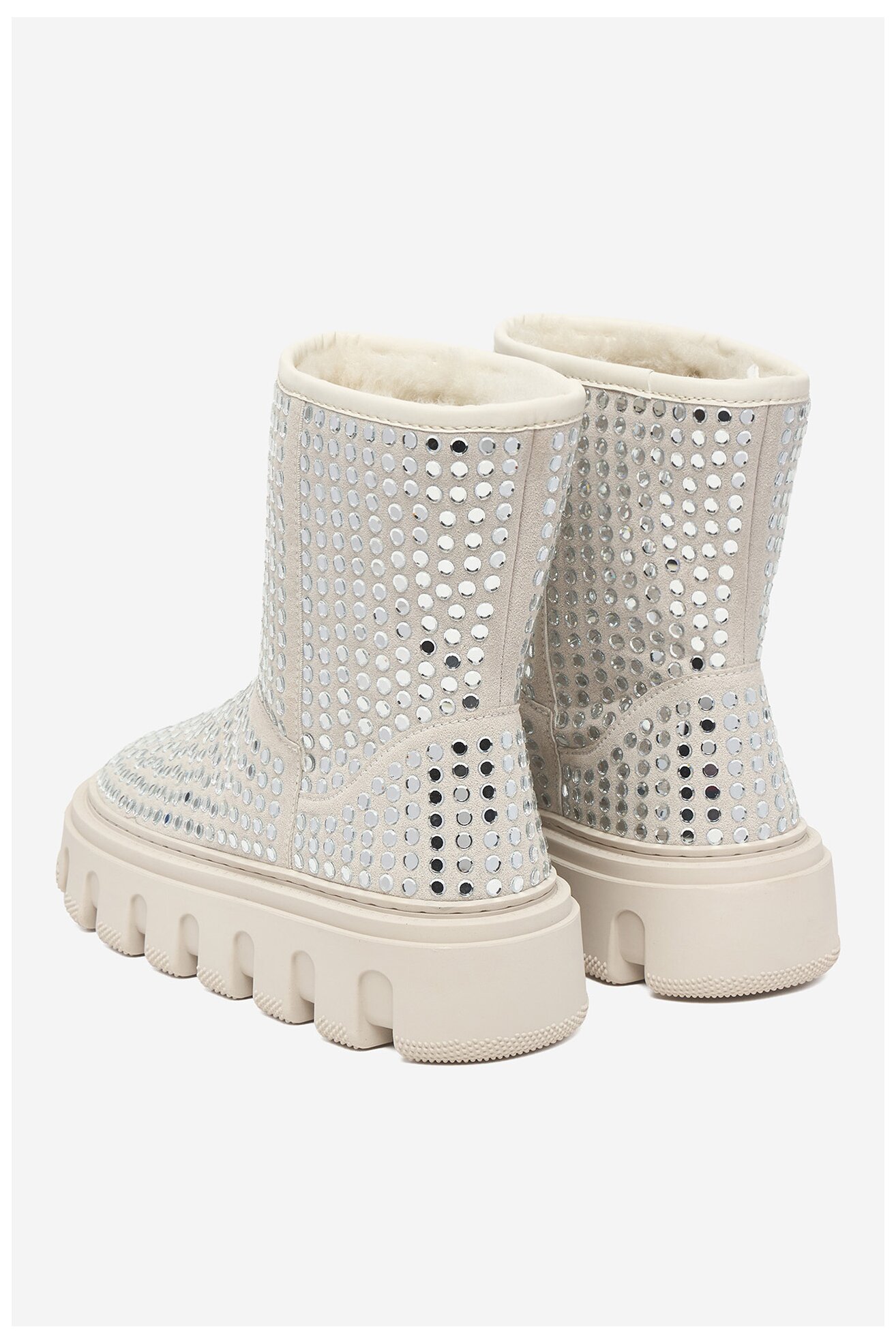 Botki EVA MINGE EO-NIKI-LT1748-1 Biały