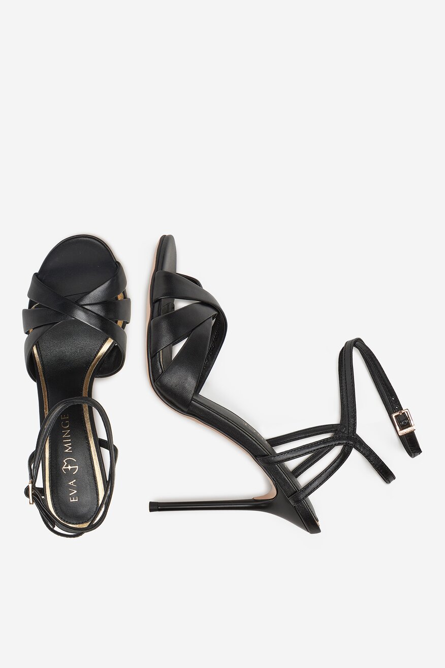 
                EVA MINGE - Sandały skórzane - 5903698024547